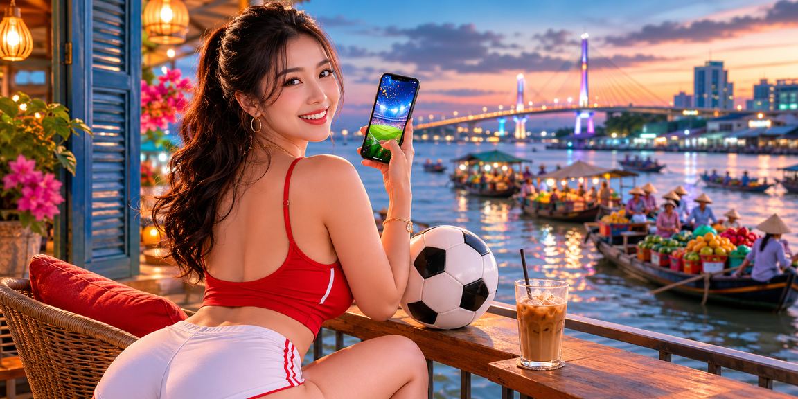 Người dùng Cần Thơ theo dõi kết quả bóng đá và đặt cược tại quán cà phê